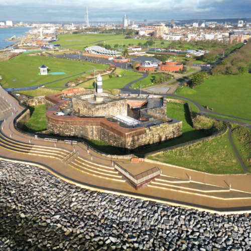 Picture of a coastline.