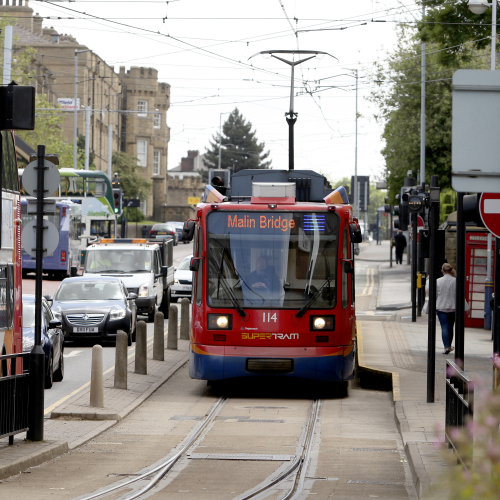 tram at hillsborough