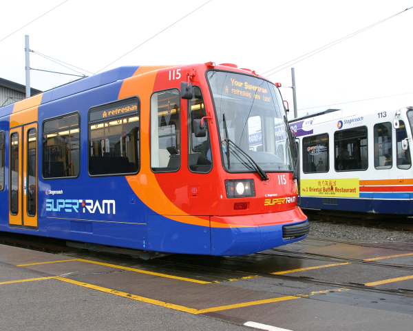 Sheffield Supertram works 2024