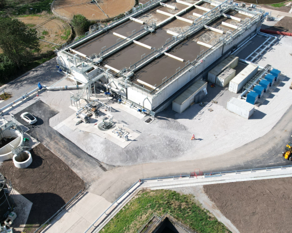 Picture of a Wastewater Treatment Works.