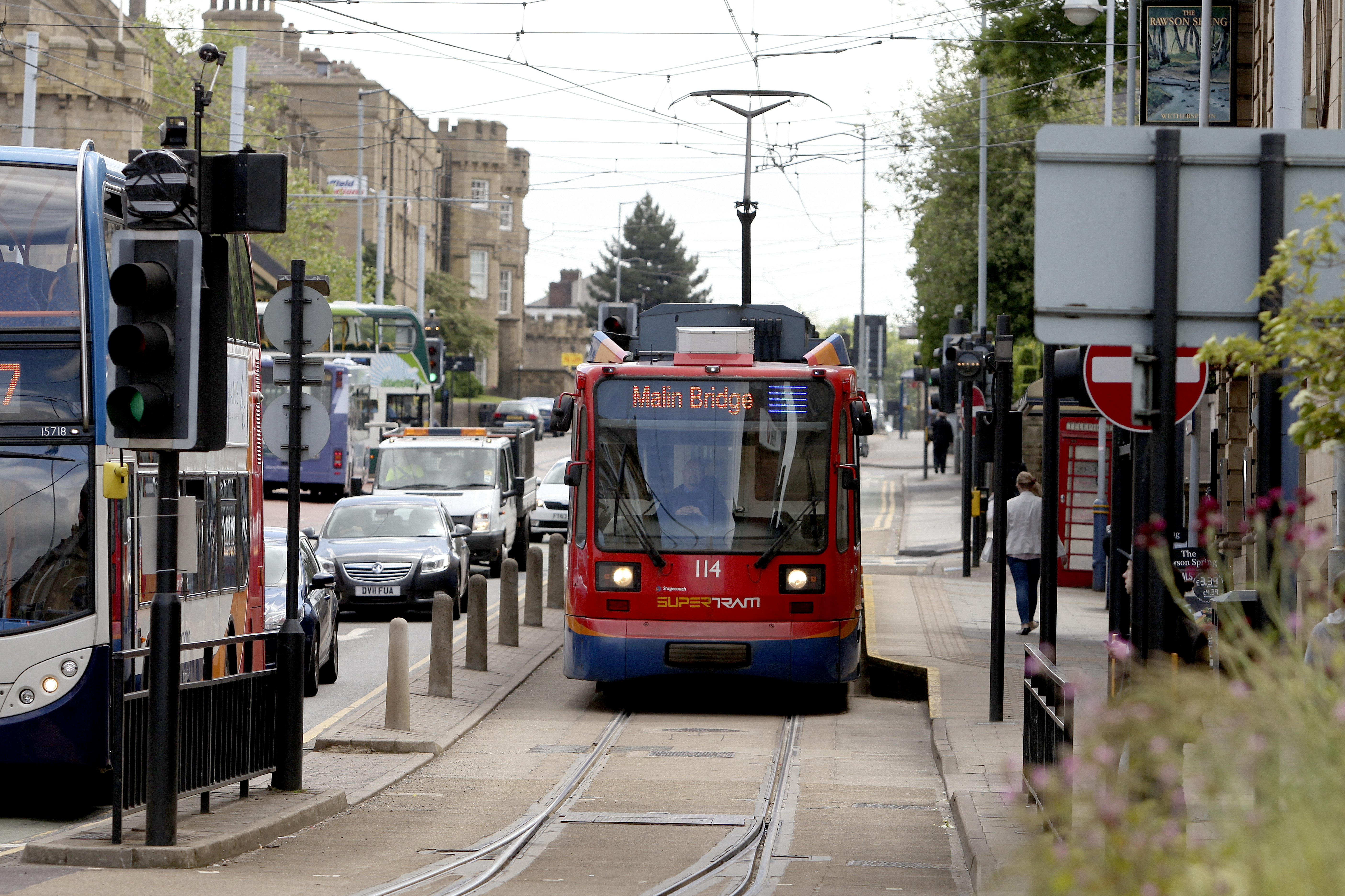 tram at hillsborough